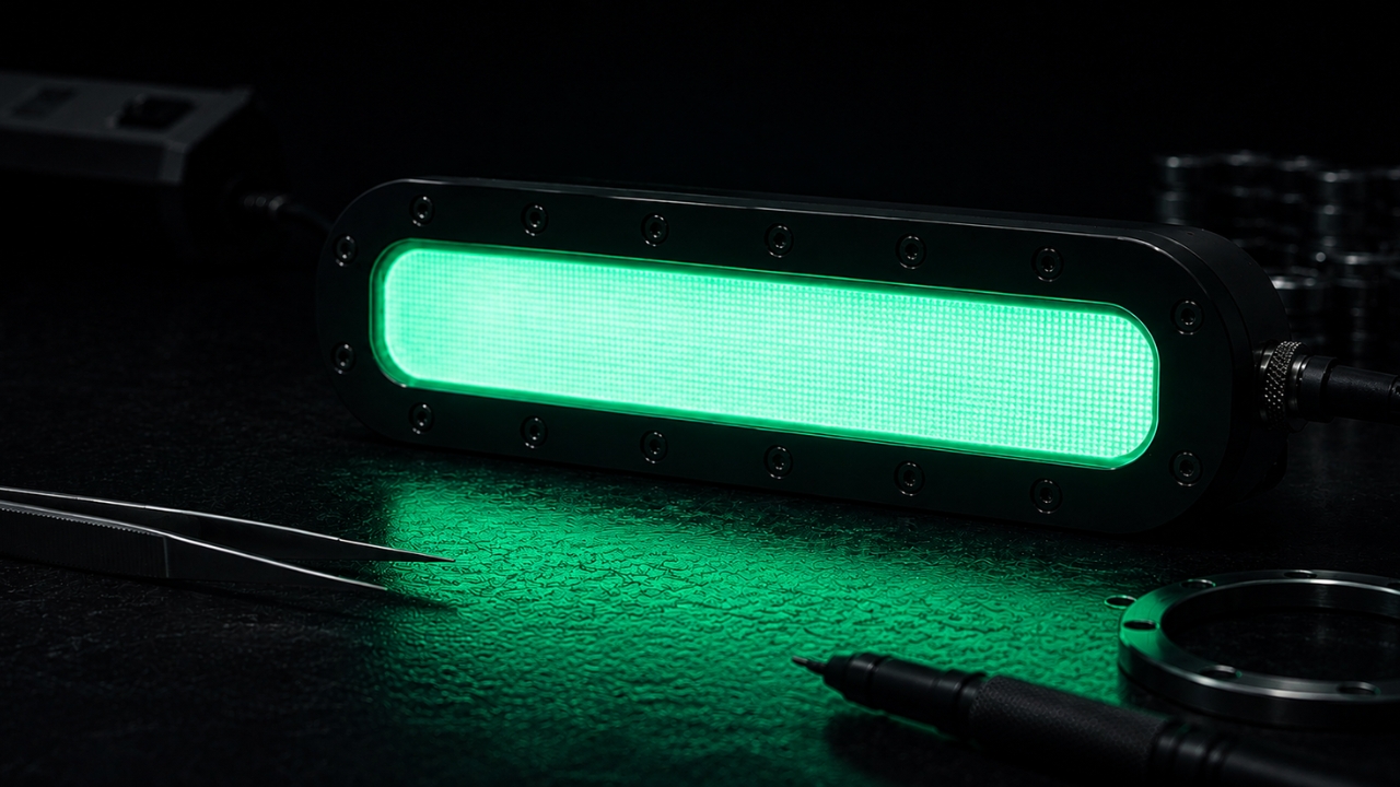 Illuminated formation light panel manufactured by Pendios Technologies