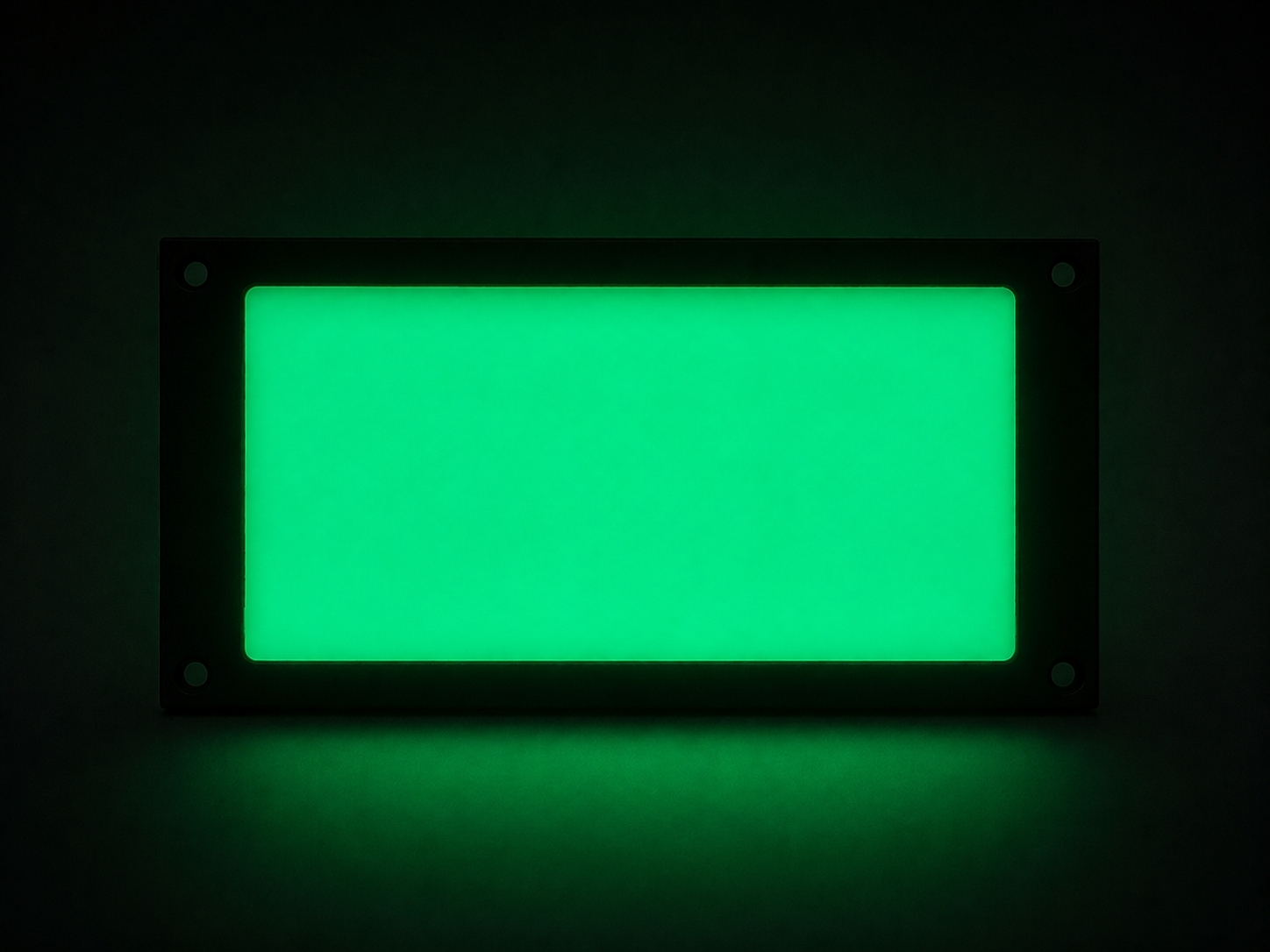 Cockpit panel flood light Type 1, illuminated